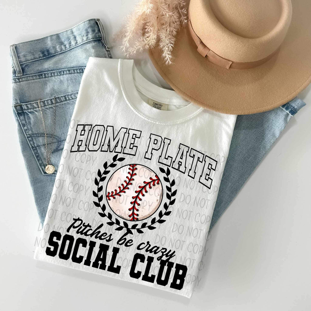 Home plate social club pitches be crazy (SWD) 26779 DTF transfer