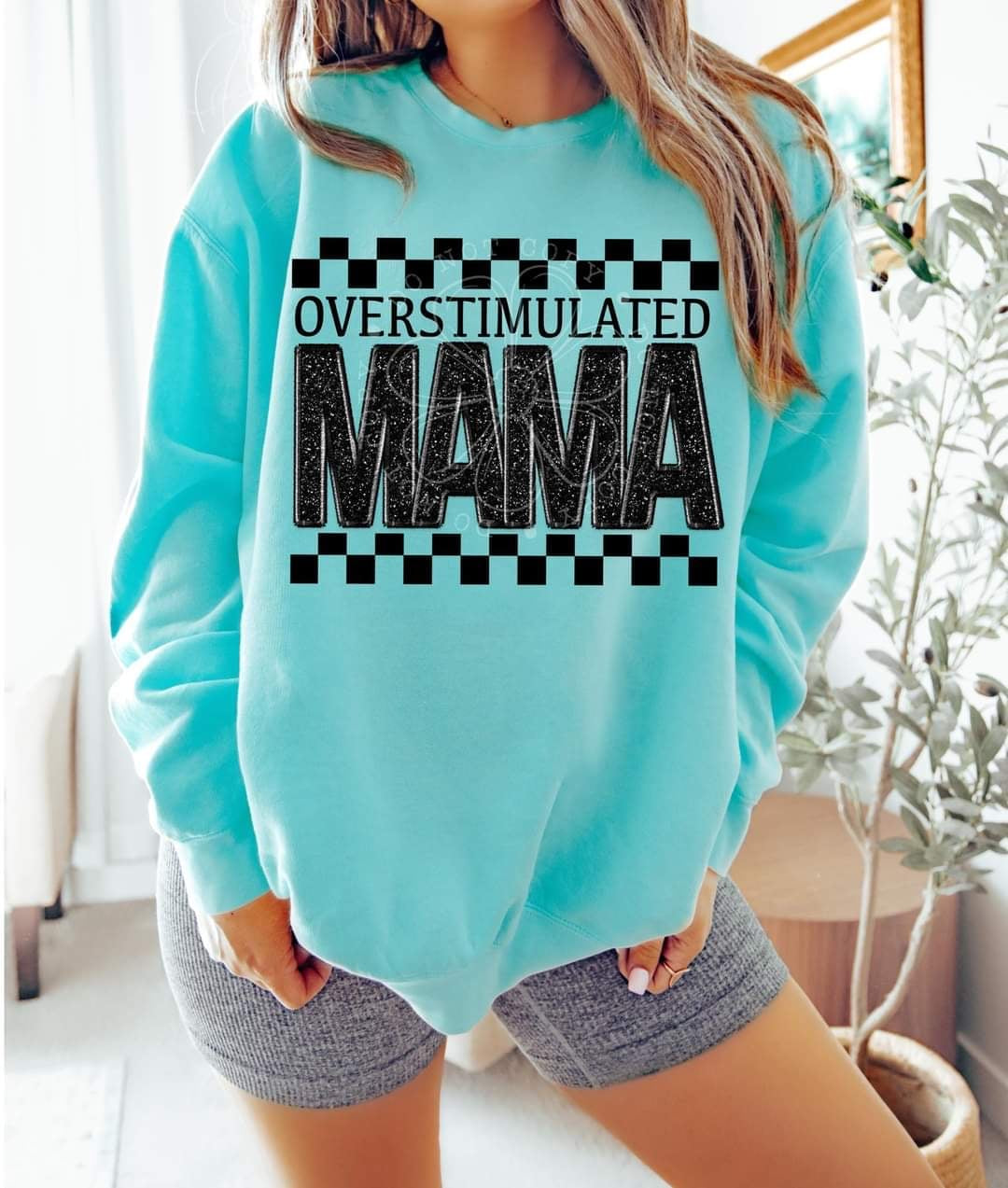 Overstimulated mama (LYTTLE) 36849 DTF transfer