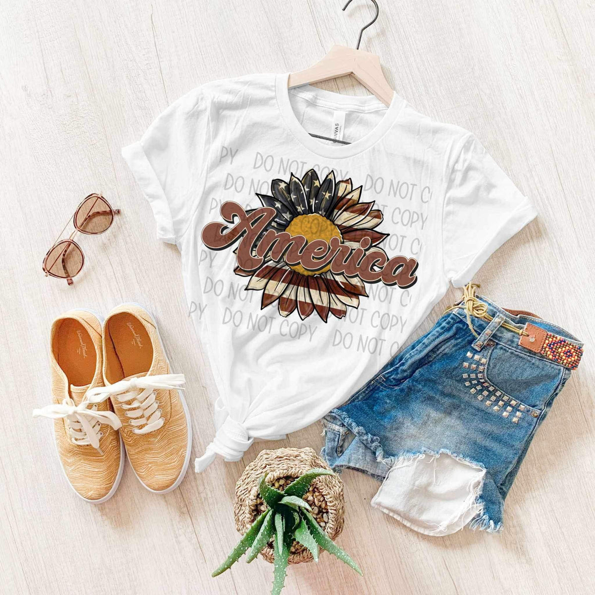 America sunflower (SWD) 26761 DTF transfer