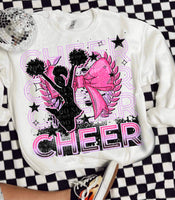 Cheer stacked pink (AG) 26791 DTF transfer