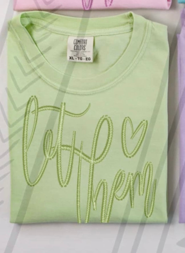 Let them green font (TGG) 96066 DTF transfer