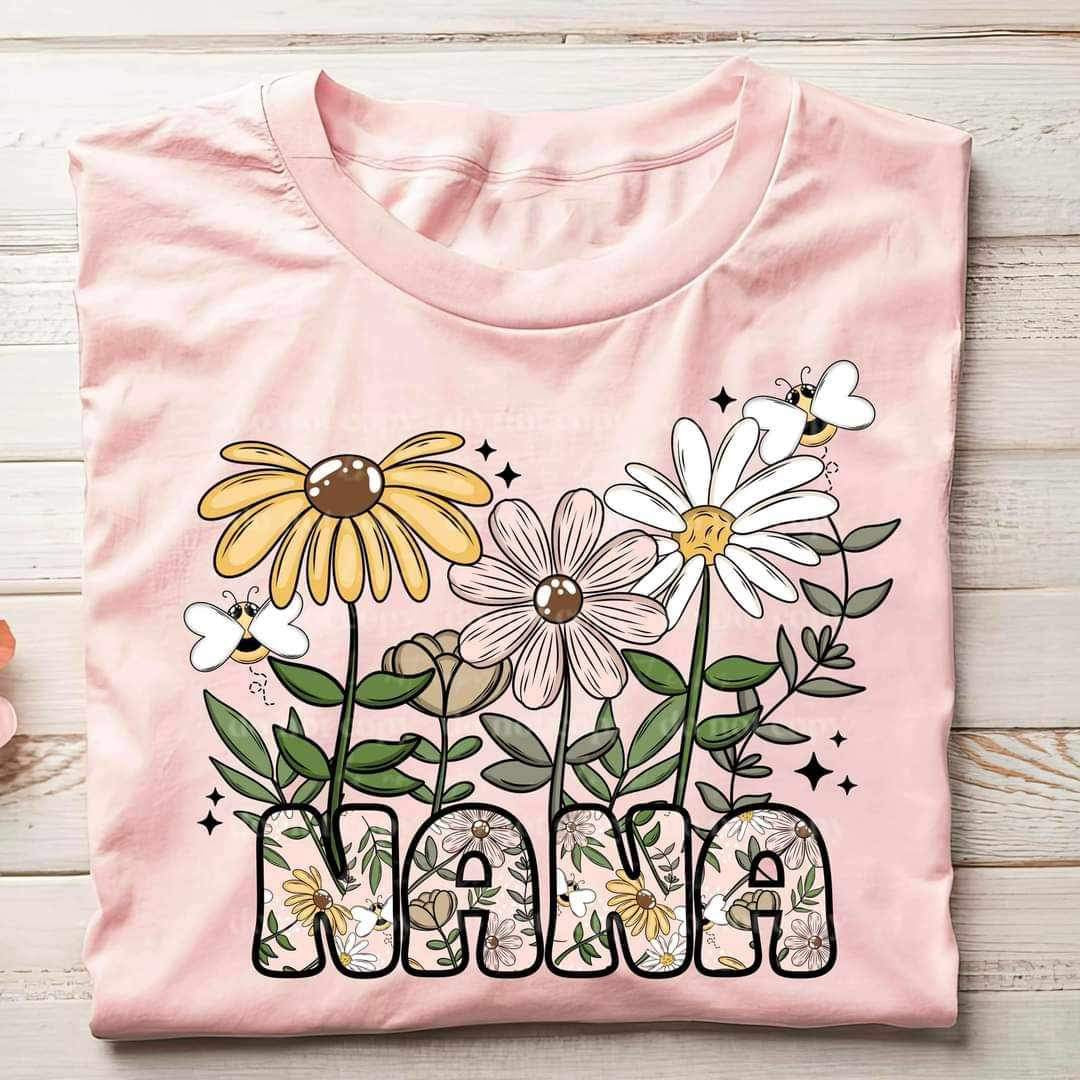Nana spring flowers (CSC) 26809 DTF transfer