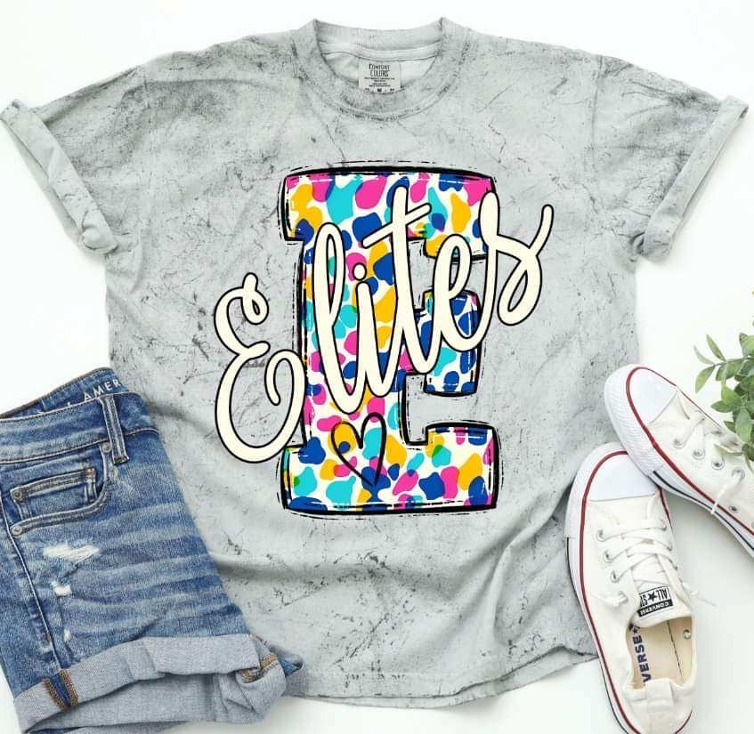 E elites colorful dots 36879 DTF transfer