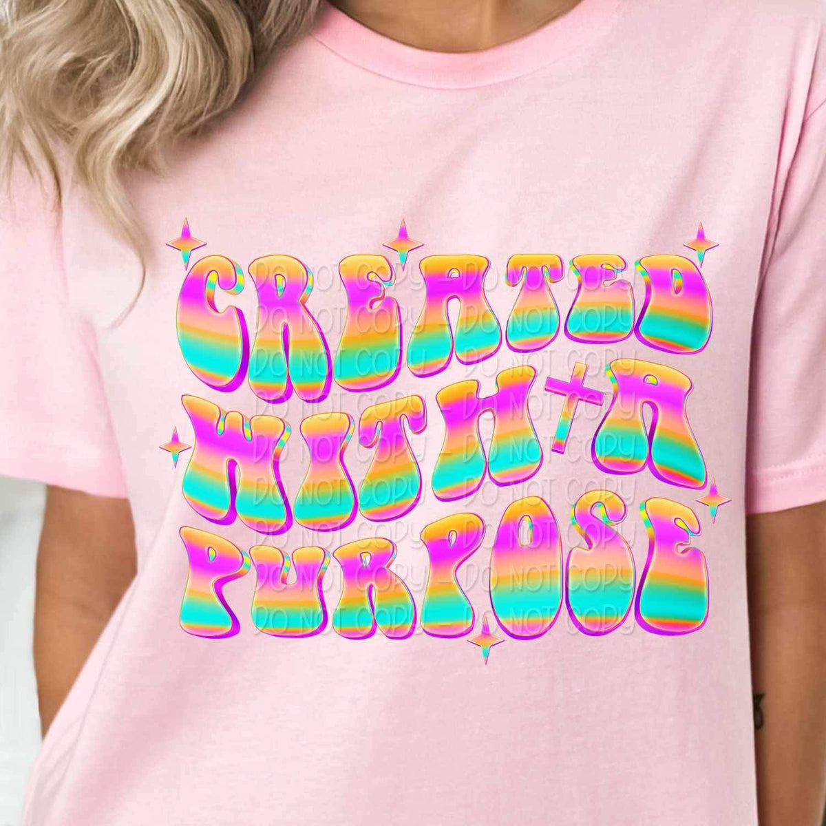 Created with a purpose colorful 26822 DTF transfer