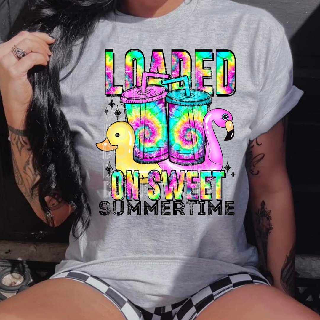 Loaded on sweet summertime (SSD) 36892 DTF transfer