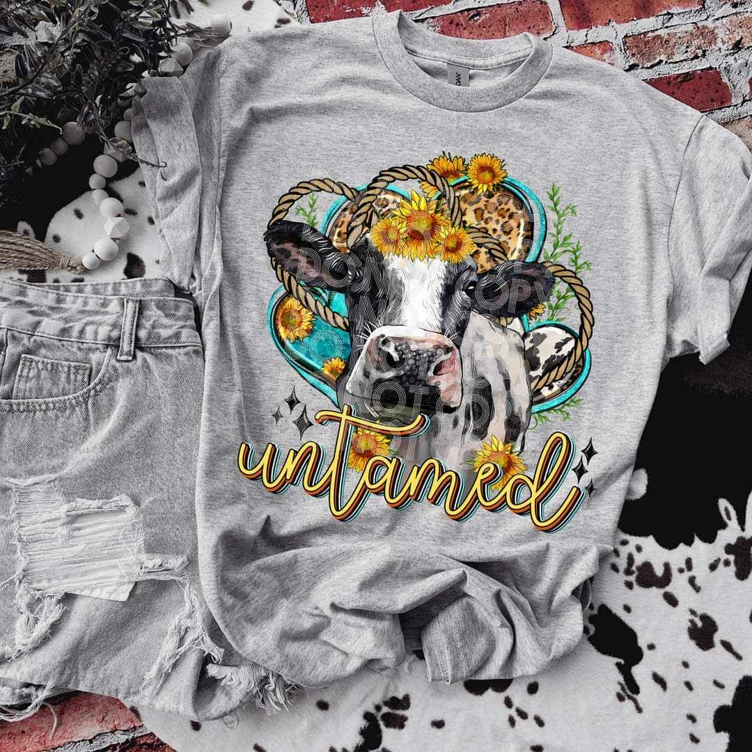 Untamed cow (SSD) 36884 DTF transfer