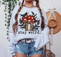 Stay weird mushrooms (LYTTLE) 36908 DTF transfer