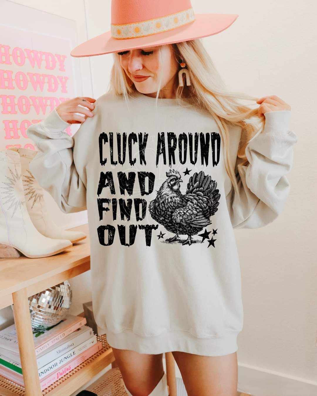 Cluck around and find out (LYTTLE) 36906 DTF transfer