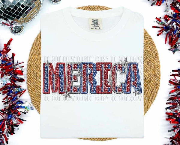 Merica embroidery 36924 DTF transfer