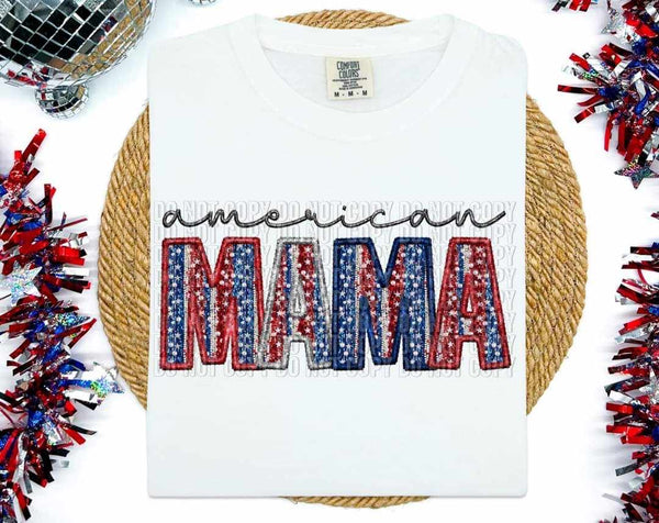 American mama embroidery 36923 DTF transfer