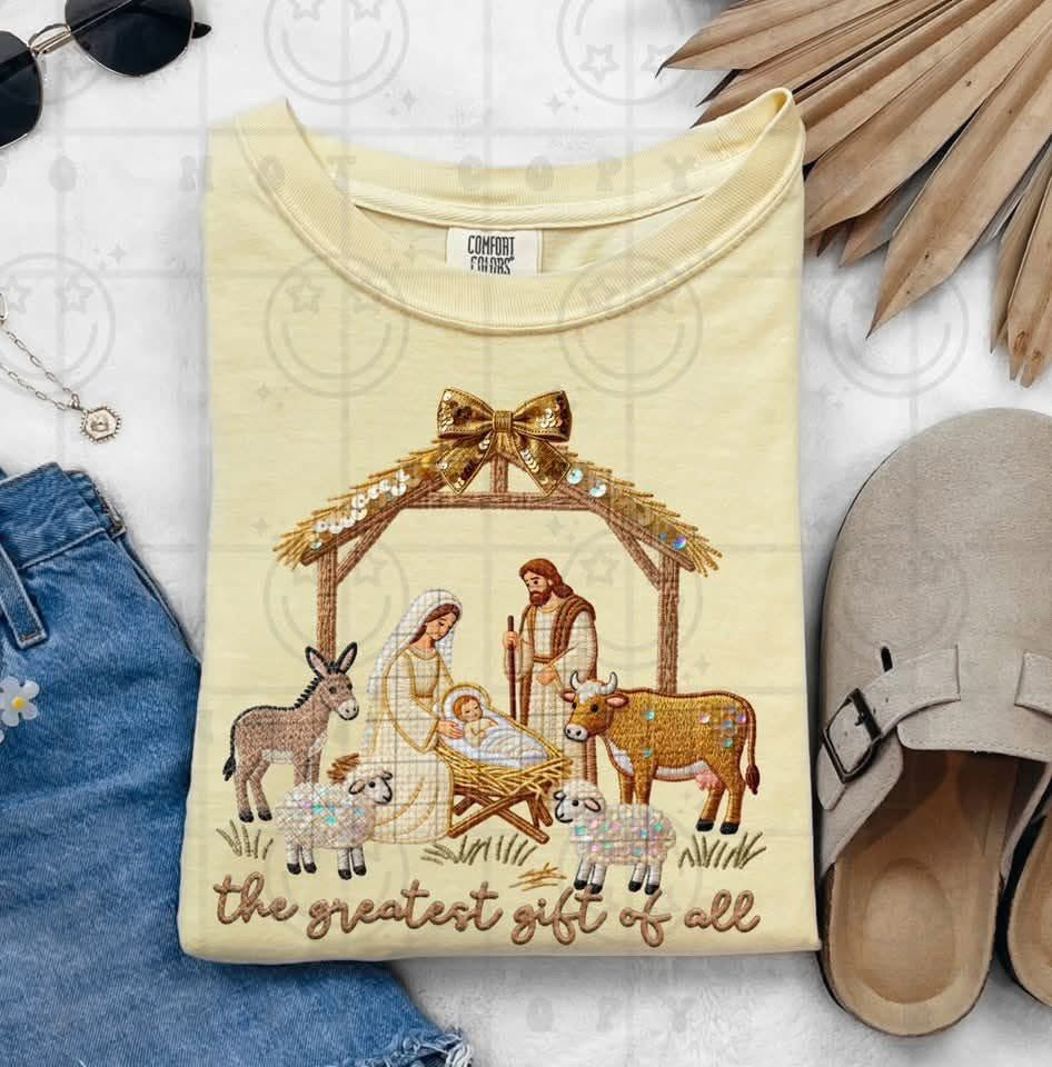 Greatest Gift Nativity (HW) DTF Transfer