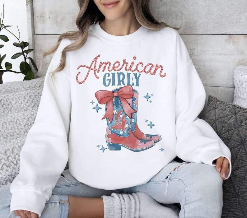 American girly boots 26862 DTF transfer