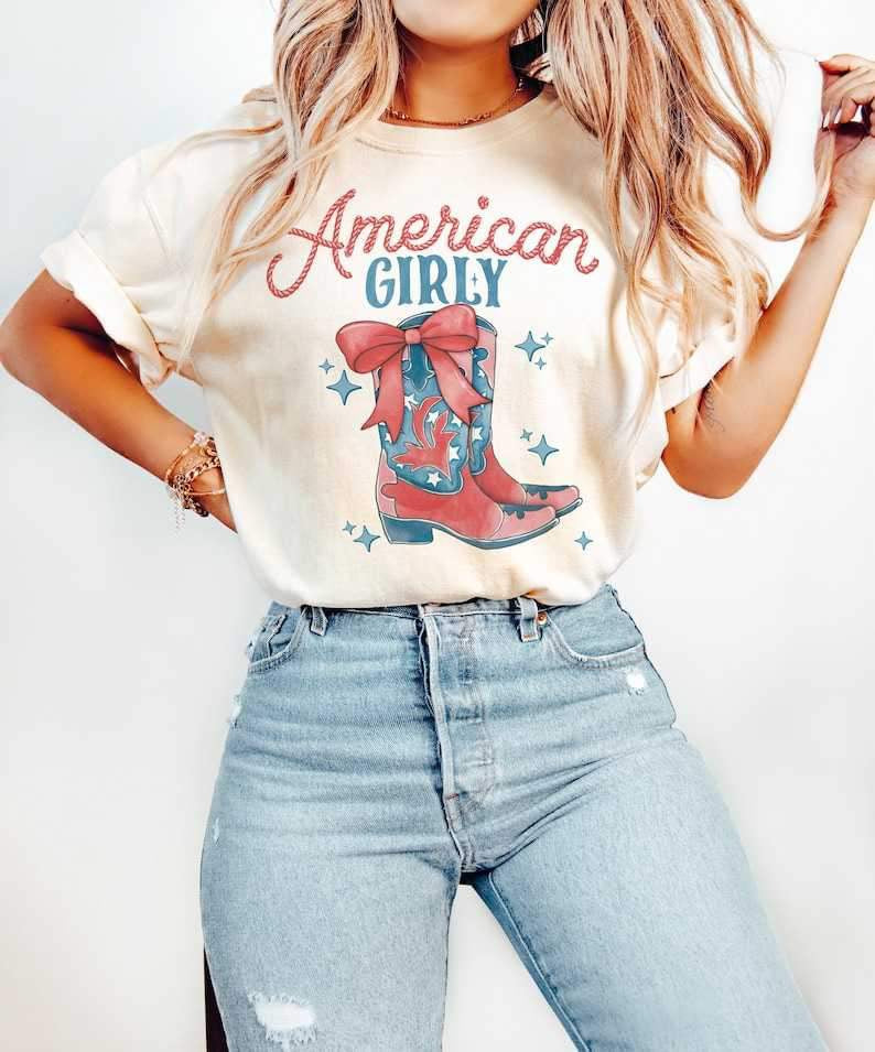 American girly boots 26862 DTF transfer