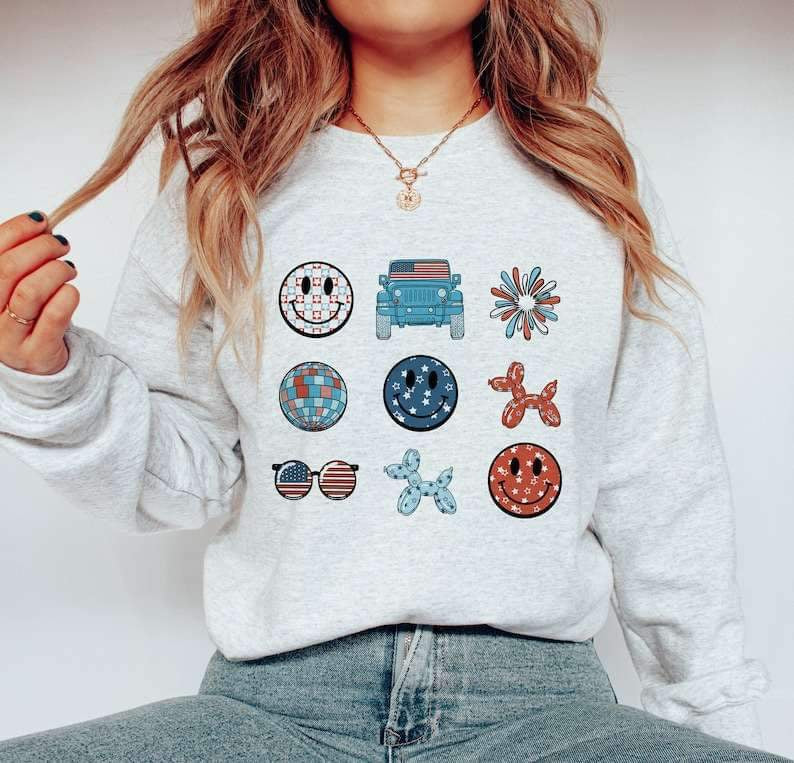 Independence day collage 26853 DTF transfer