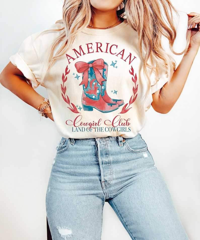 American cowgirl club boots 26851 DTF transfer