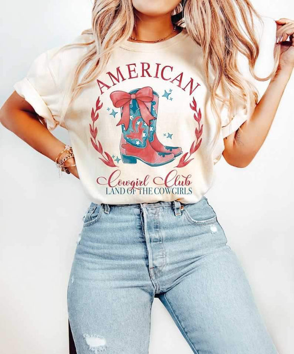 American cowgirl club boots 26851 DTF transfer