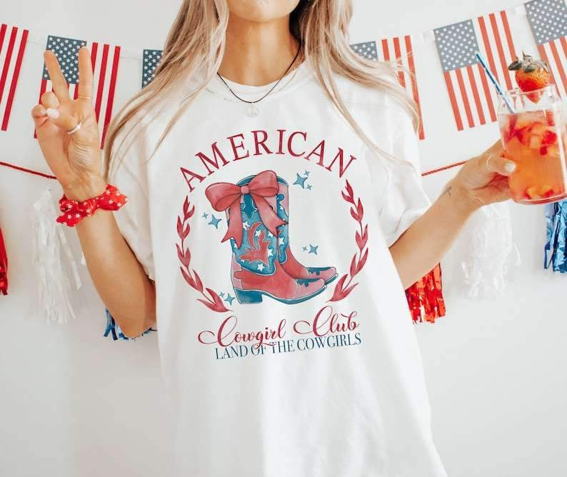 American cowgirl club boots 26851 DTF transfer