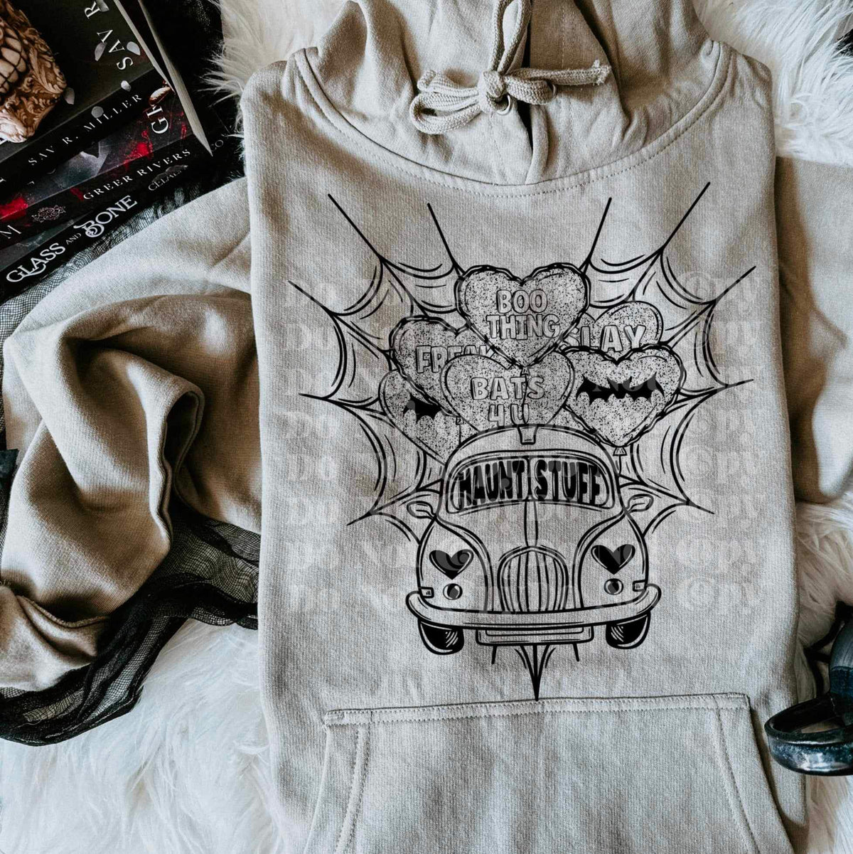 Haunt stuff BLACK 17263 DTF TRANSFER