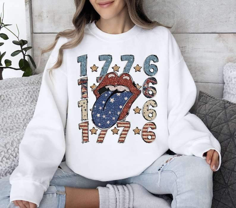 1776 stacked with mouth 26838 DTF transfer