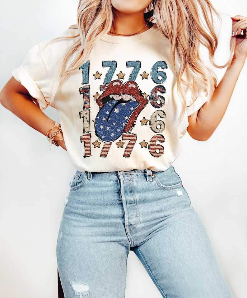 1776 stacked with mouth 26838 DTF transfer