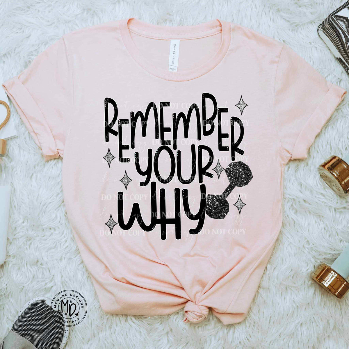 Remember your why BLACK 17323 DTF TRANSFER