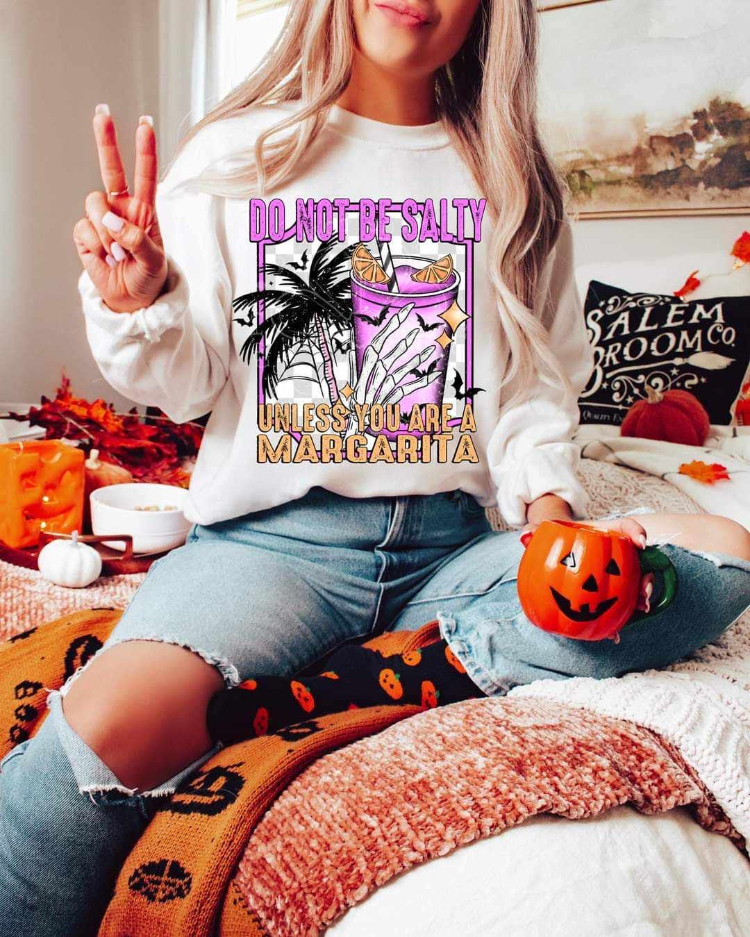 Do not be salty unless you are a margarita purple and orange (LYTTLE) 36966 DTF transfer