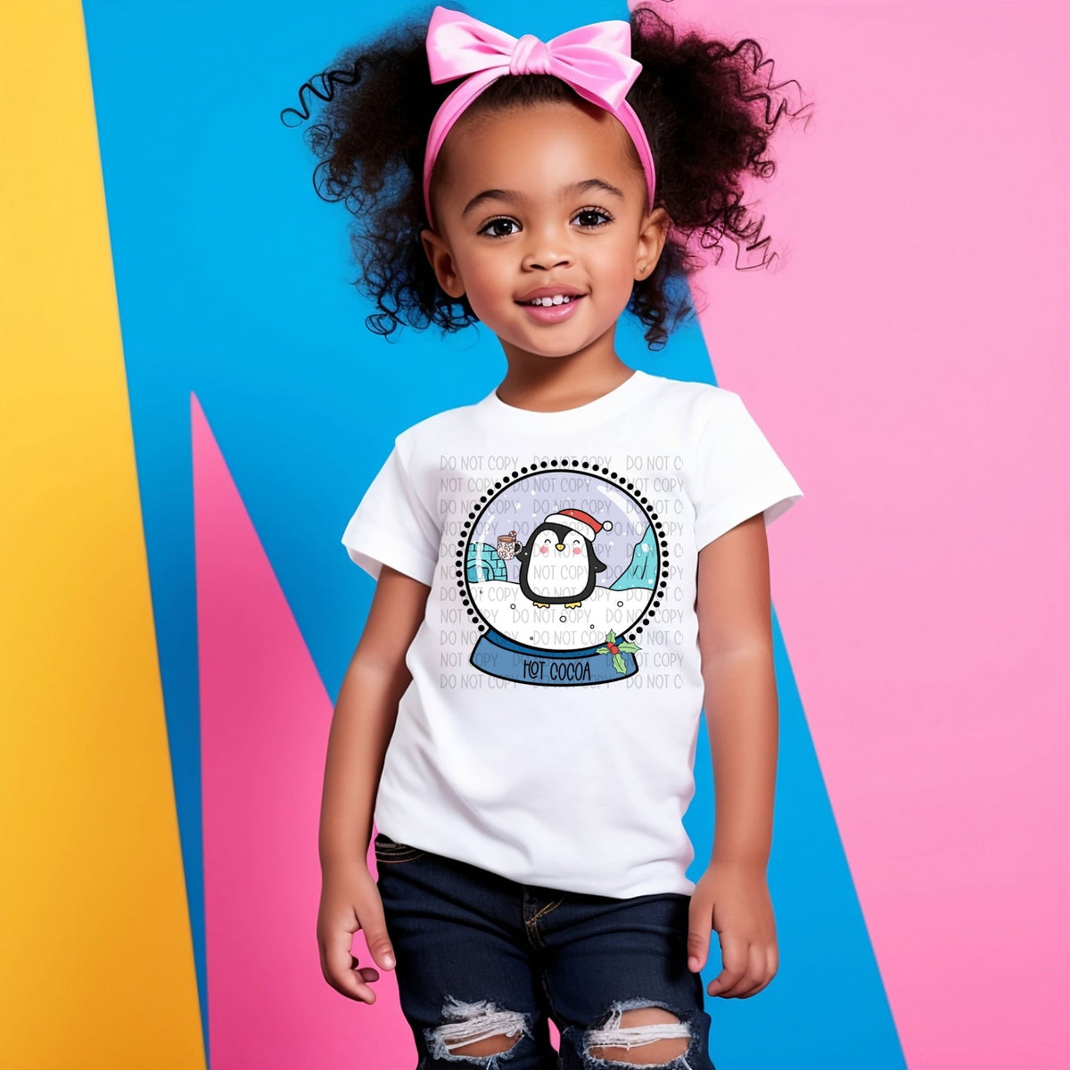 Hot cocoa snow globe (SW) 58457 DTF transfer