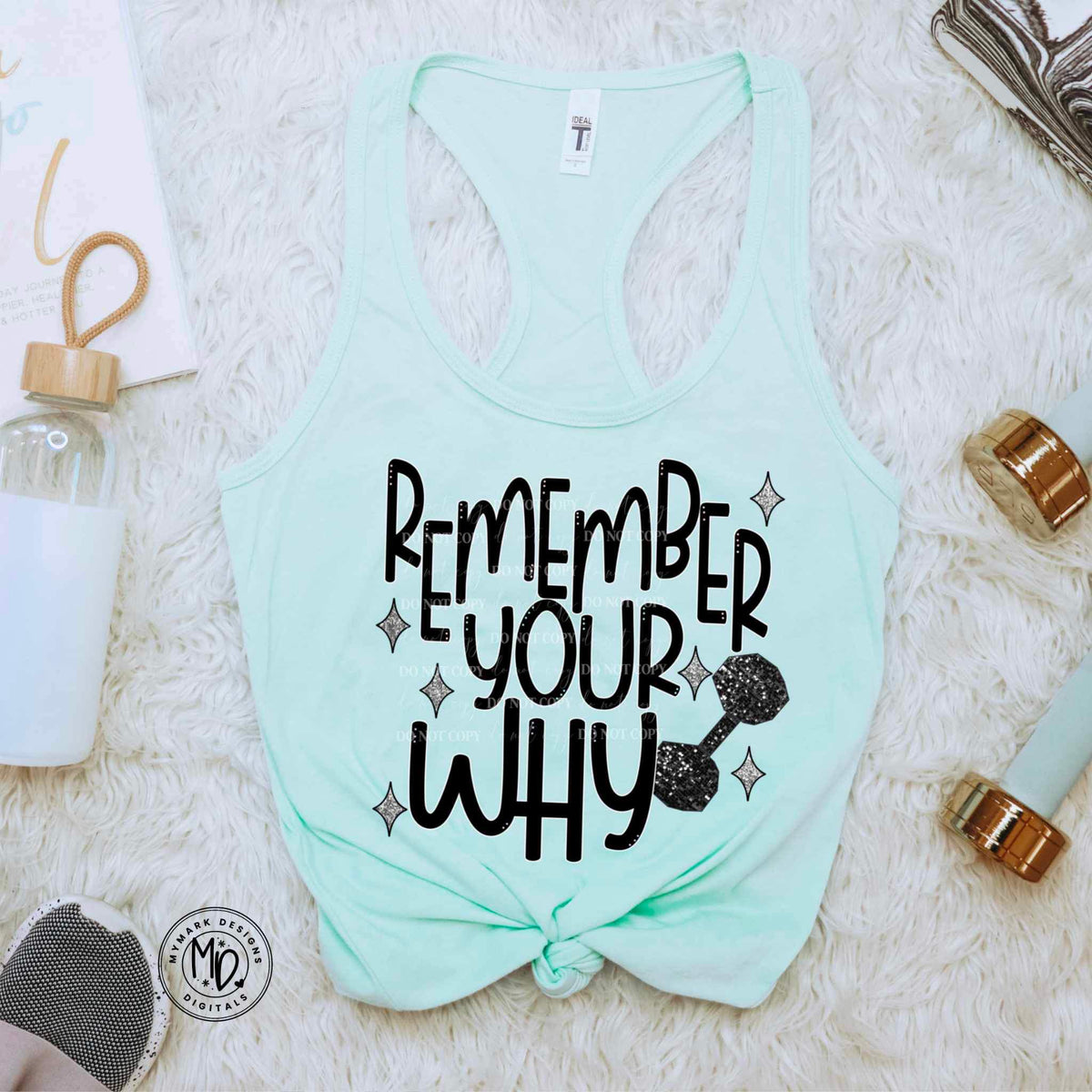 Remember your why BLACK 17323 DTF TRANSFER