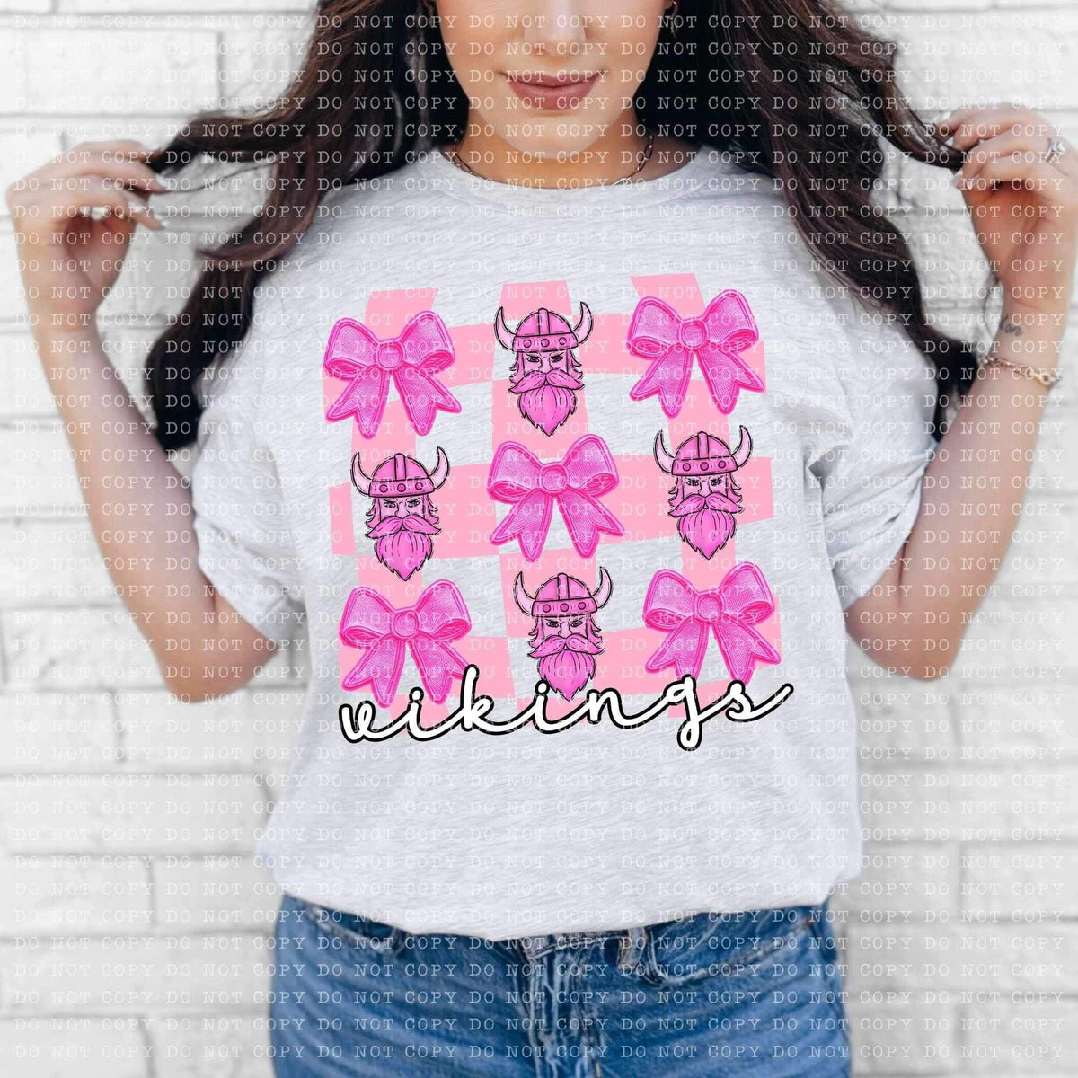 Vikings coquette collage (ECHT) 26953 DTF transfer