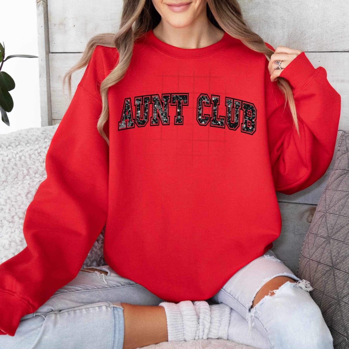 Aunt club sequin 17274 DTF TRANSFER
