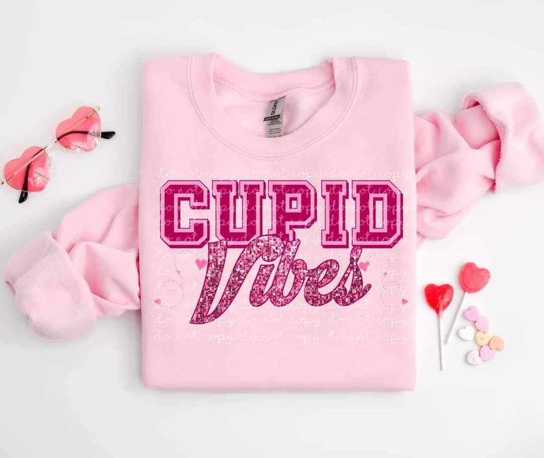cupid vibes pink 17314 DTF TRANSFER