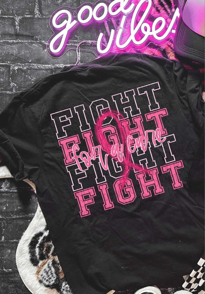 Fight For a Cure Breast Cancer Awareness 49111 DTF transfer