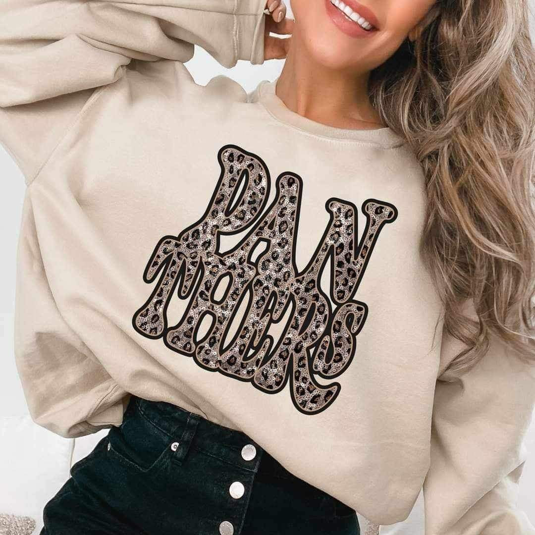 Panthers sequin leopard 17301 DTF TRANSFER