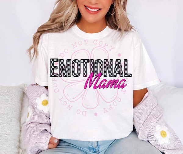 Emotional mama embroidery (DDD) 37029 DTF transfer