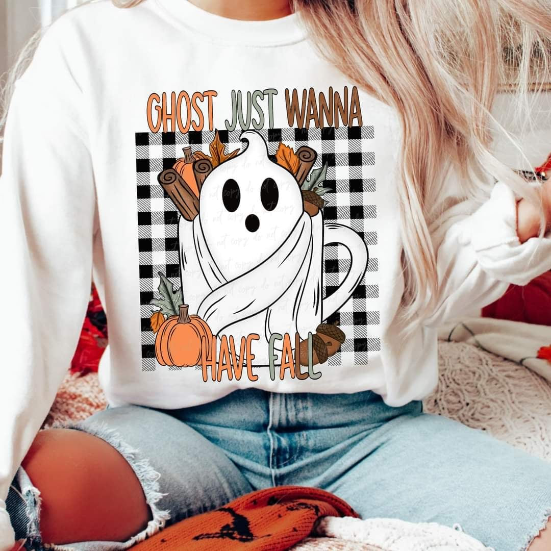 Ghost just wanna have fun (VIRGO) 58494 DTF transfer