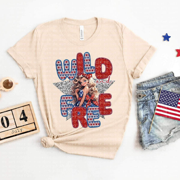 Wild and free blonde doll (ECHT) 26900 DTF transfer