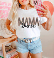 Dance mama leopard embroidery (DDD) 37003 DTF transfer