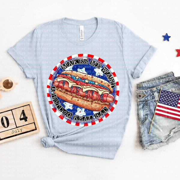 Makes me want a hotdog real bad (ECHT) 26878 DTF transfer