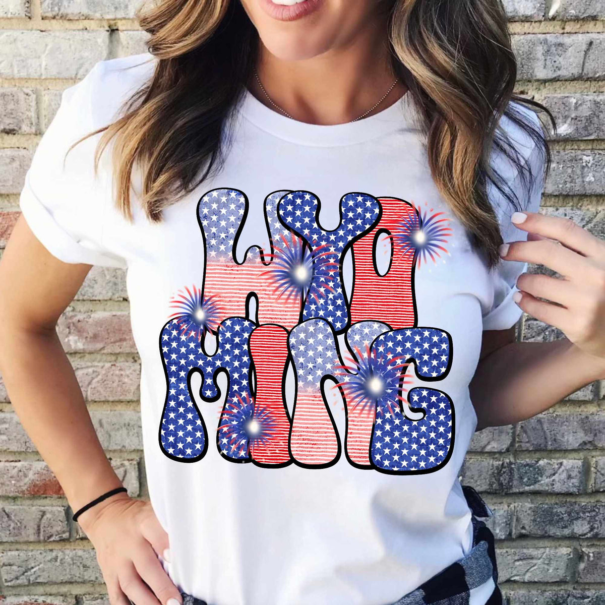 Wyoming patriotic filled (CITY) 37064 DTF transfer