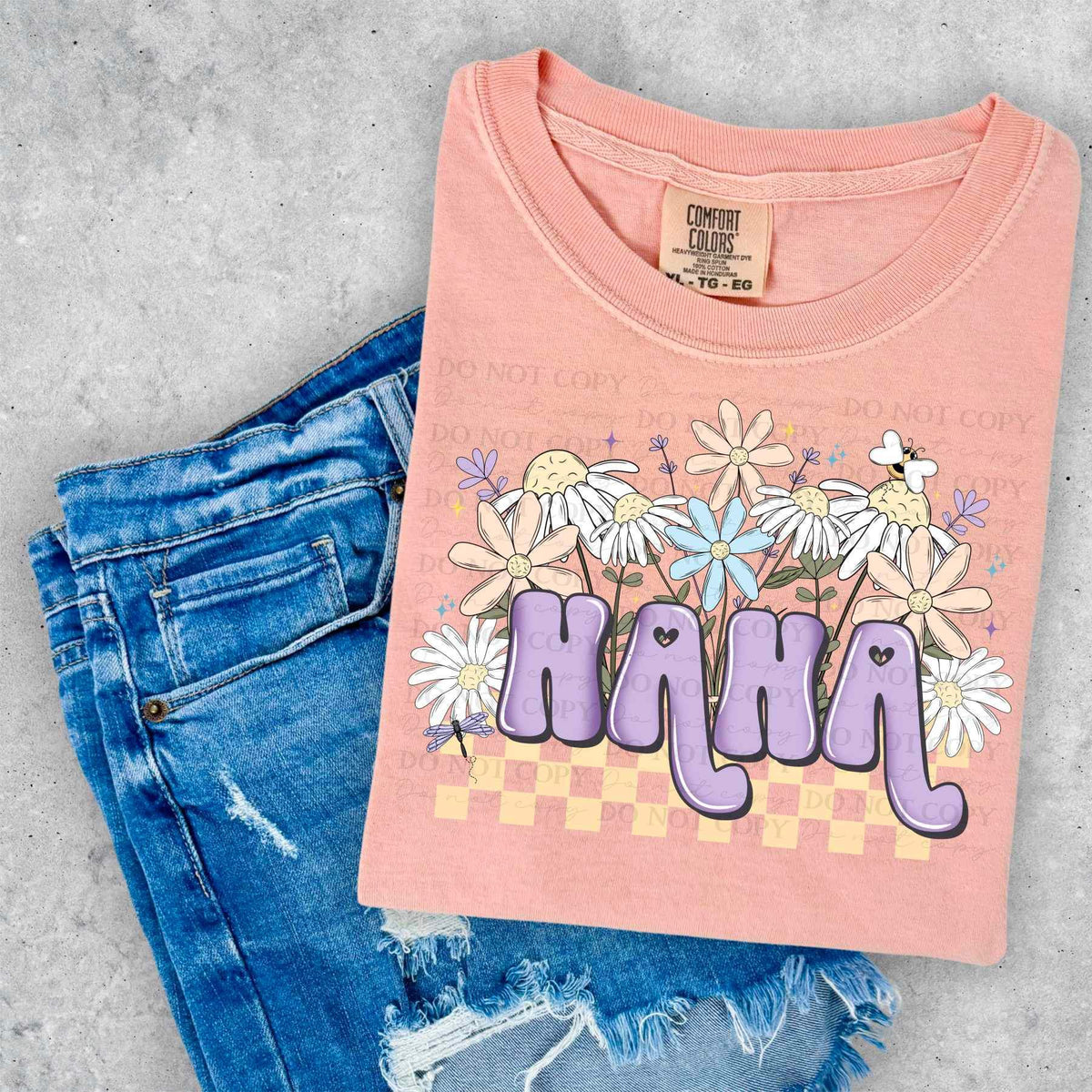 Nana spring florals PURPLE (ABD) 26962 DTF transfer