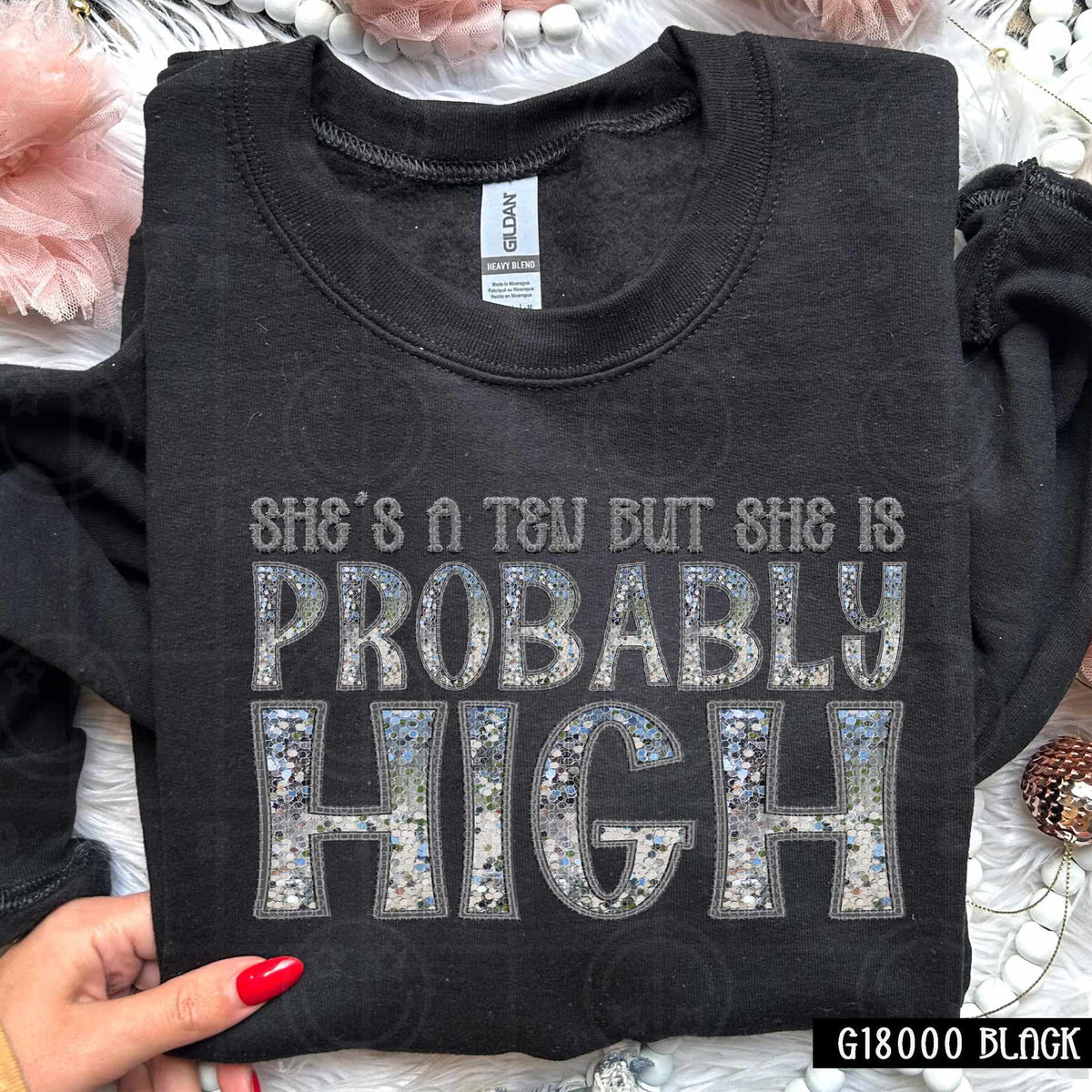 She’s a ten but she is probably high (HW) 73498 DTF transfer