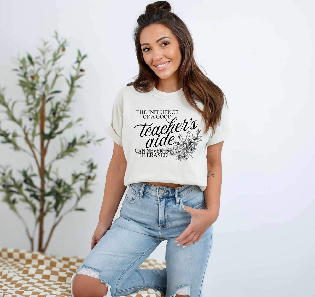 The influence of a good teacher aide can never be erased 27058 DTF transfer