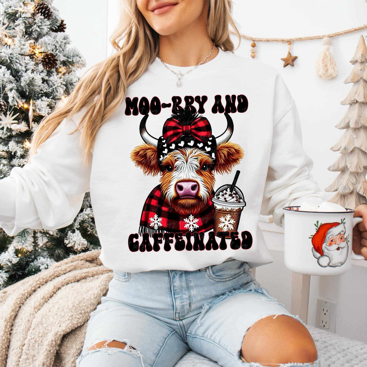 Moo-rry and caffeinated exclusive (VIRGO) 58676 DTF transfer