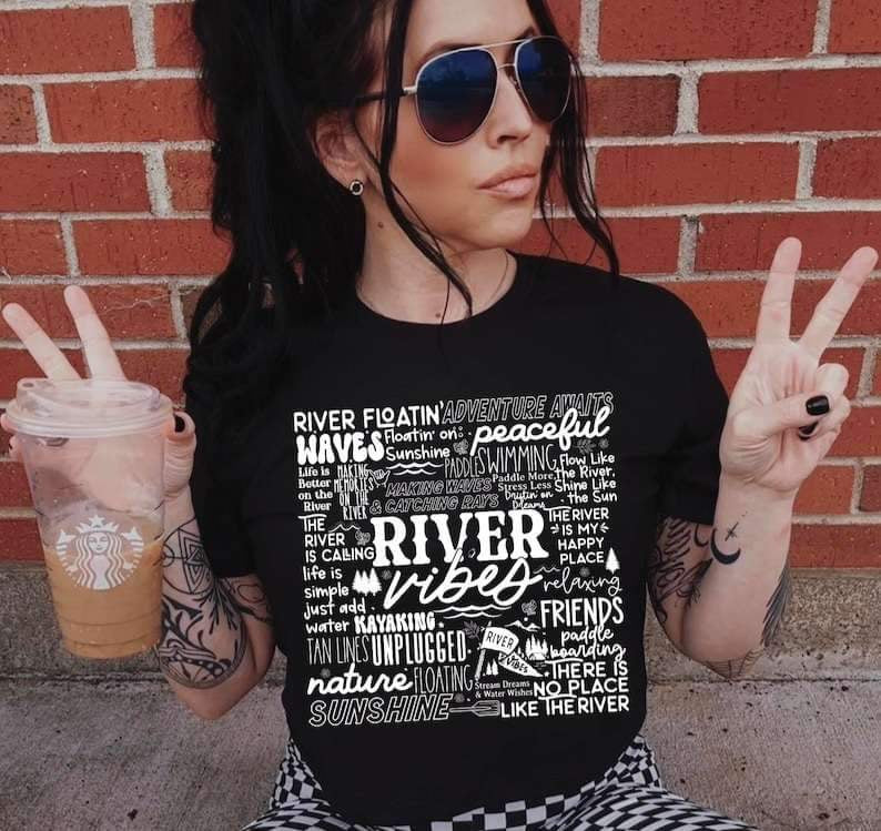 River vibes subway WHITE 27038 DTF transfer