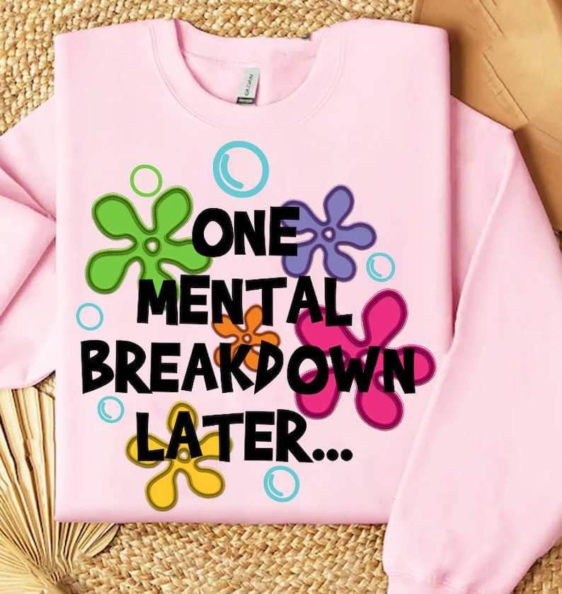 One mental breakdown later 27123 DTF transfer
