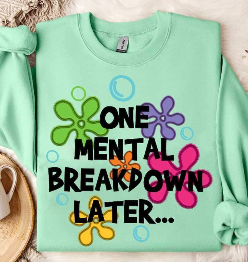 One mental breakdown later 27123 DTF transfer