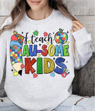 I teach au-some kids glittery 27095 DTF transfer