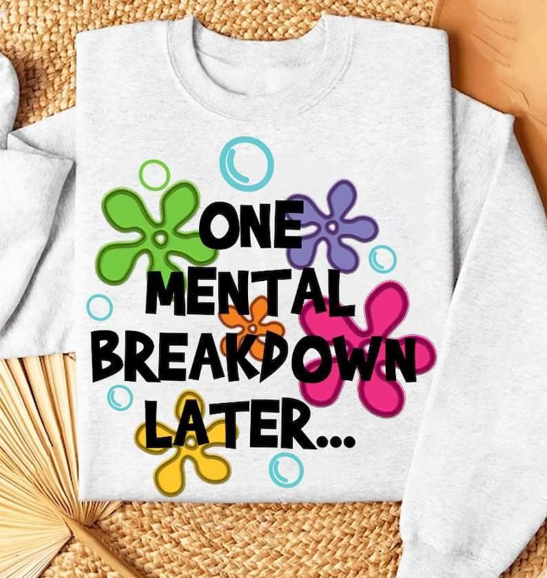 One mental breakdown later 27123 DTF transfer