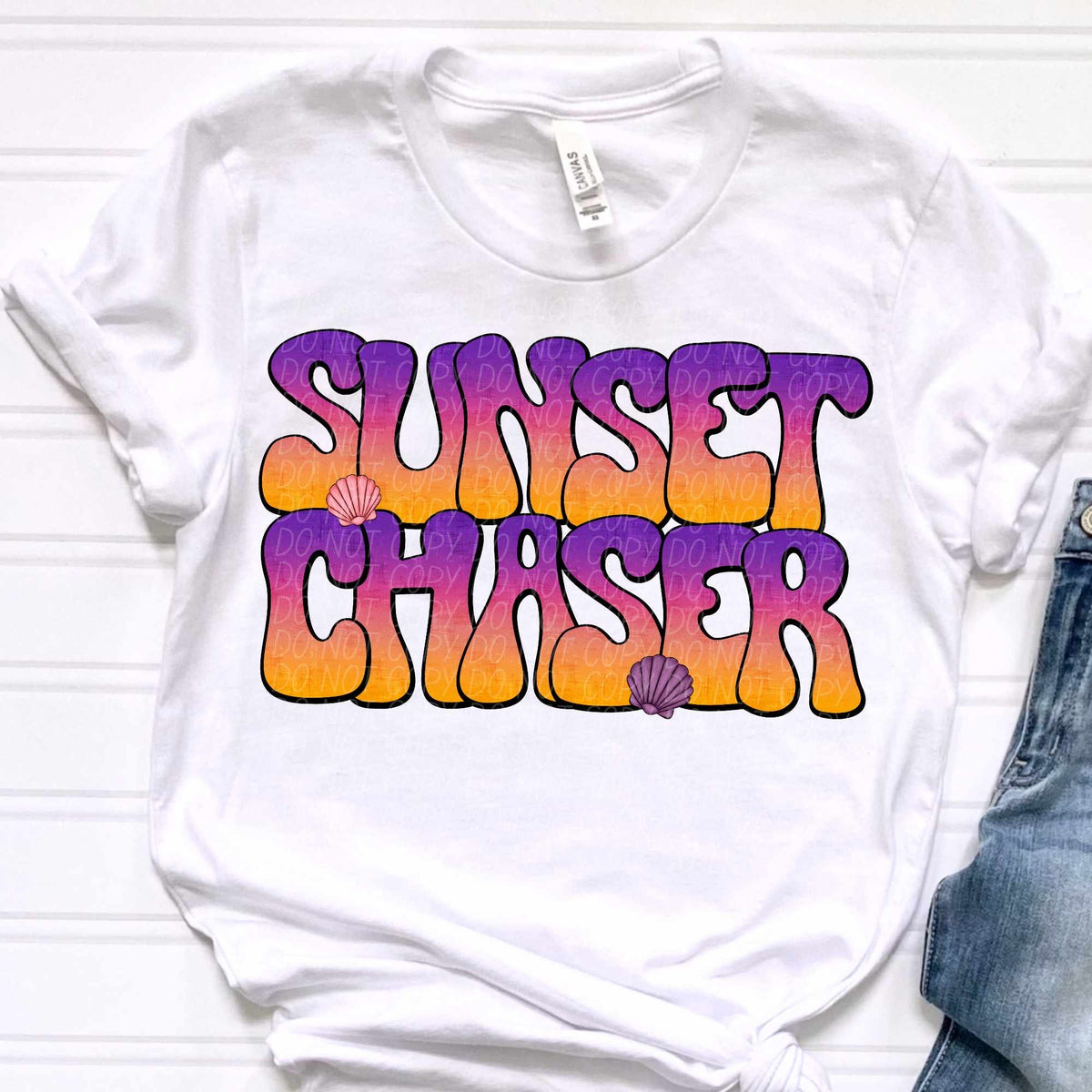 Sunset chaser purple orange ombre (CITY) 37152 DTF transfer