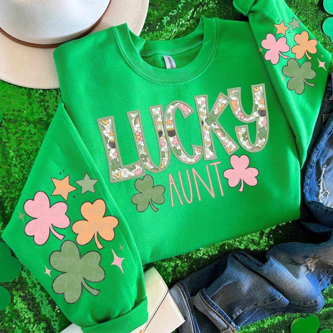 Lucky aunt FRONT (VIRGO) 73695 DTF transfer